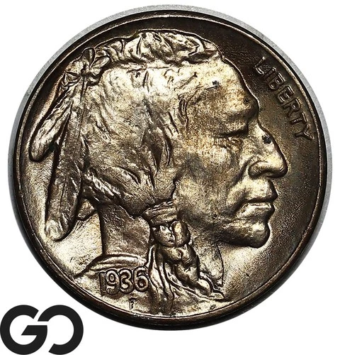 1936-S Buffalo Nickel, Gorgeous Superb Gem BU++