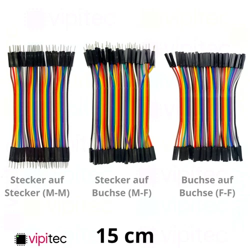 15cm Dupont Jumper Kabel Breadboard Wire Draht Brücke für Arduino Raspberry Pi