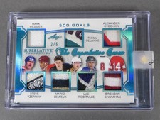 2019 Leaf The Superlative Seven 500 Goals 2/6 Lemieux Messier Ovechkin Yzerman