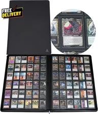 Premium 2300 Pockets Card Binder Large 36-Pocket 2000+ Ringless Trading Card....