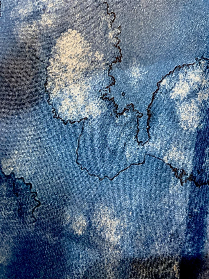 Moda Fabrics Create Joy Project Blue Quilt Fabric 37" x 72" 0803 - Image 2 of 2