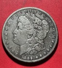 1890CC US Morgan SILVER Dollar! "Carson City"! High in Demand! VF Details! Coin