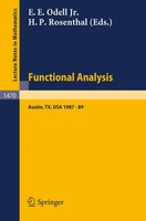Functional Analysis Edward E. Odell (U. A.) Taschenbuch Englisch 1991 Springer