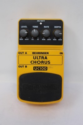 Behringer UC100 Ultra Chorus guitar effects pedal Unit Only