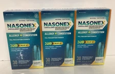 3 boxes NASONEX 24hr Allergy + Congestion 30 sprays in each 05/2027