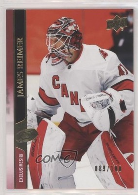 2020-21 Upper Deck Extended Series UD Exclusives 89/100 James Reimer #525 0s3