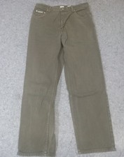 Men's Calvin Klein Jeans Straight Leg Green 4 Pocket Size 34x30 Msr 34x29 