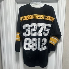 Steelers Players Of The Century Jersey Harris Swann Greene Bradshaw 3XL(56) Sewn