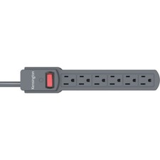 Kensington K38214NA 6-Outlet Power Strip 4ft Cord Cream/Ivory