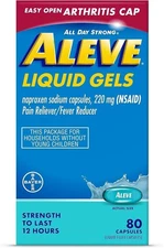 Aleve Arthritis Liquid Gels 80ct. 24cs