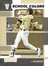 2019 Panini Contenders Draft Picks Collegiate #10 JJ Bleday School Colors