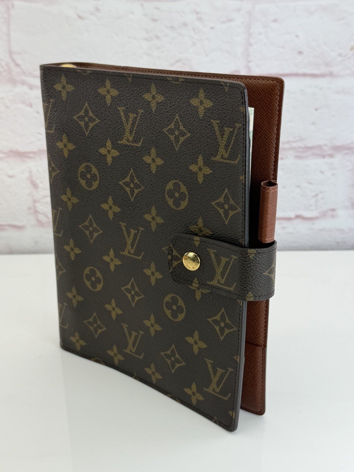 Louis Vuitton Monogram Large Ring Notebook Agenda… - image 2