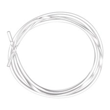 Round Belts 3mm Dia 3.3ft Length Smooth Surface PU Urethane Translucent