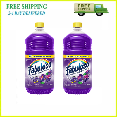 #ad #ad 2 Pack Fabuloso Multi Purpose Floor Cleaner Lavender 2x Concentrated 56 oz New $11.99