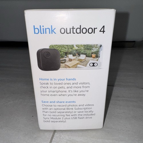 Open Box Blink Outdoor 4 (4th Gen) Security Camera System, 3-Pack wireless - 第 2/5 張圖片