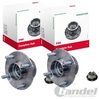 2X FAG RADLAGER-SATZ Hinten Passend FÜR Ford Cougar Courier Fiesta Mondeo