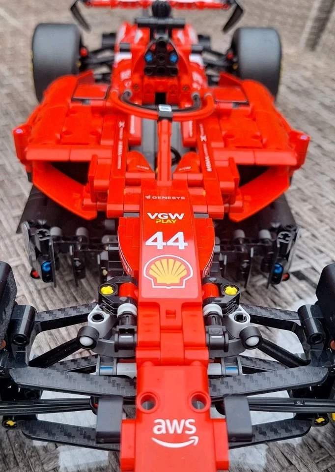 LEGO Ferrari SF24 42207 Kohlefaser Effekt Aufkleber - Bild 3 von 3