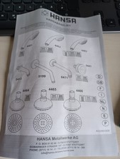 Hansa 04110200 Brausearm ohne Kopfbrause HANSA JET 0411 Neu