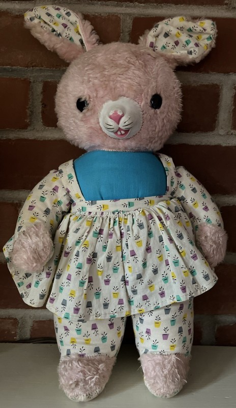 1950’s Gund J Swedlin Pink Stuffed Easter Bunny