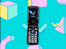 Vintage Y2K Sanyo Camera Flip Cell Phone. Rare.Works 