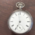 Antique A.W.Co Waltham Coin Silver Pocket Watch