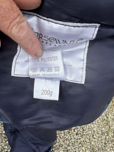 Horseware Liner Medium Weight 200G Navy - Picture 2 of 10