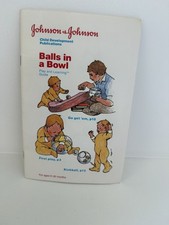 Vintage Johnson & Johnson Balls in a Bowl Play and Learning Guide Book Rare