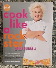 *Signed* Bacon! Xoxo COOK LIKE A ROCK STAR BY ANNE BURRELL Food Network