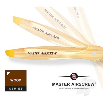 Master Airscrew Holz Ahorn - 22x8 Propeller für RC Flugzeug