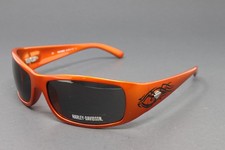 Harley Davidson Men's Sunglasses HDX812-OR3 Orange 61mm Wrap Plastic Frame