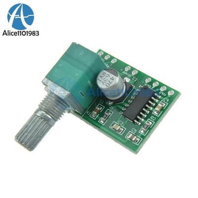 PAM8403 5V 2 Channel USB Power Audio Amplifier Board 3Wx2W Volume New #zc