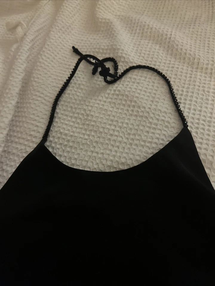 Cache Black Sequin Beaded  Dress  New Years Party Dress Black Tie - Image 4 of 4