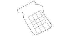 Genuine GM Driver Side Roof Panel Cover Pad 96650264