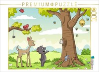 Calvendo Puzzle Forest Animals | 1000 Pieces, Finished Size 25.2 × 18.9 In (64 ×
