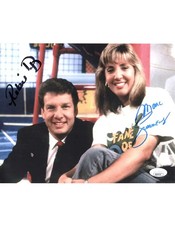 Marc Summers & Robin Russo signed 8x10 Photo Nickelodeon Double Dare