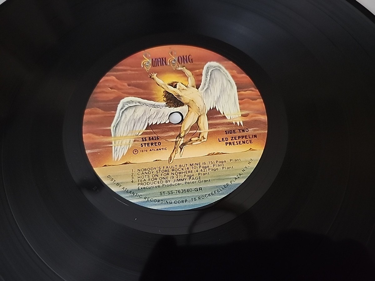 Led Zeppelin 'Presence' 1976 USA 1st press stereo LP near mint