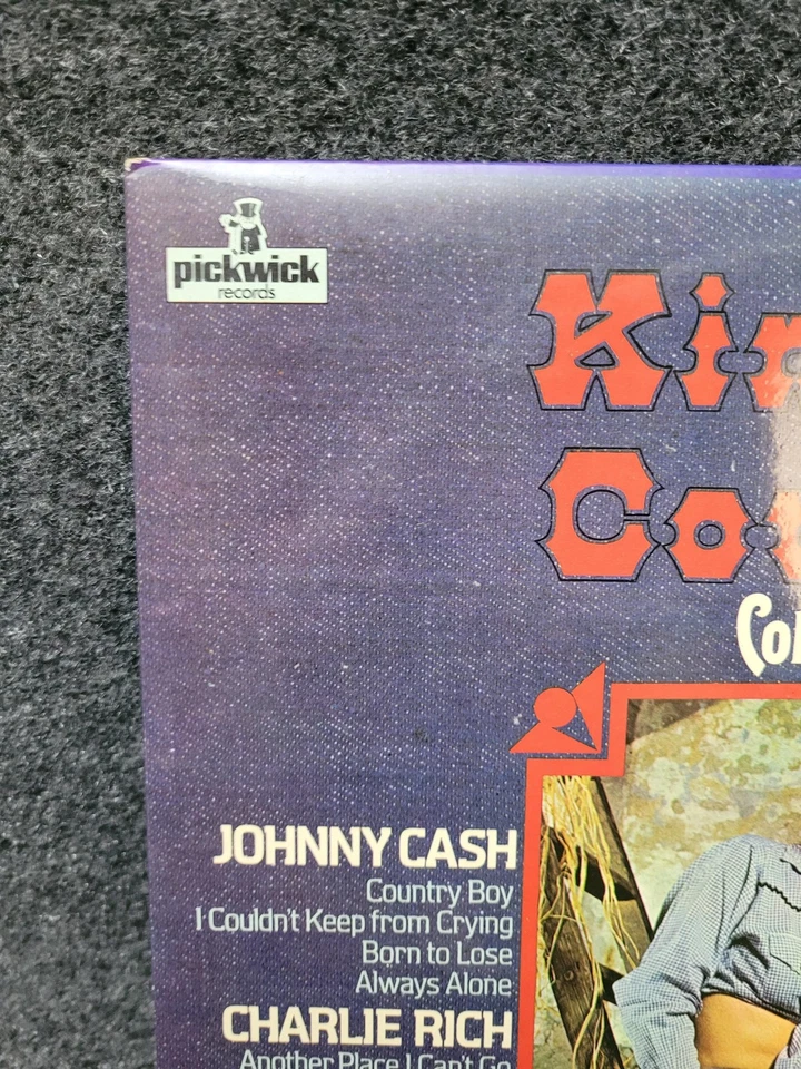 Vintage Kings of Country 2xLP Vinyl Johnny Cash Jerry Lee Lewis 1975 Album UK - Imagem 2 de 4
