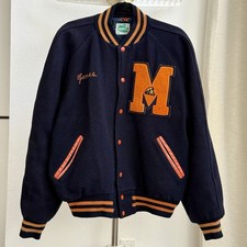 Vintage 1980’s Maple Athletic Sportswear Maury Commodores Letterman Wool Jacket