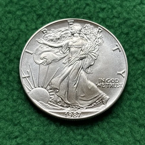 1987 American Silver Eagle - BU .999 Fine Silver!