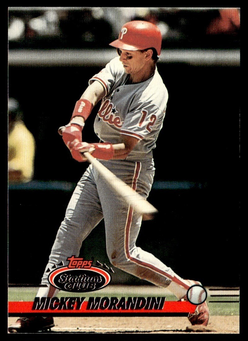 1993 Stadium Club Mickey Morandini Philadelphia Phillies #449