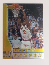 1996-97 Bowman's Best 58 Larry Johnson New York Knicks Card