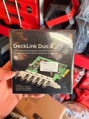 Blackmagic Design DeckLink Duo 2 PCIe Capture & Playback Card SDI 4 Channel