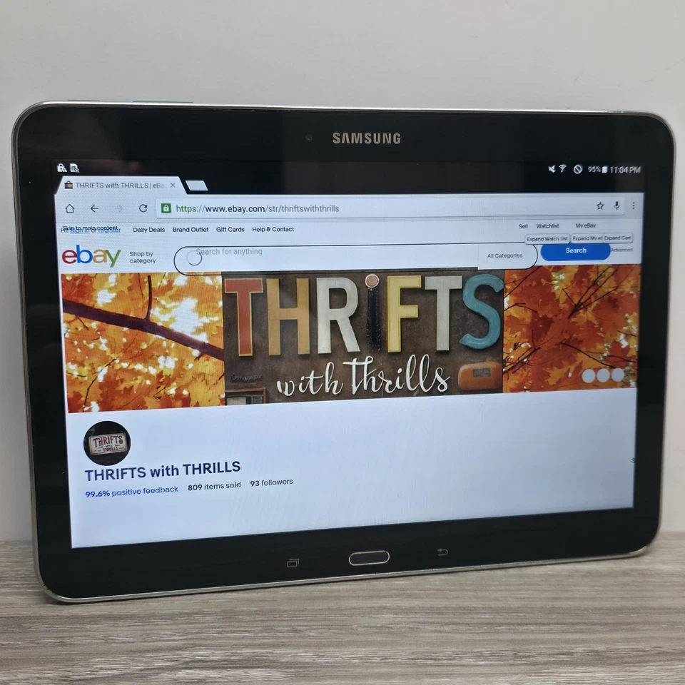 Samsung Galaxy Tab 4 SM-T537R4 - 16GB, WiFi+4G (U.S. Cellular) 10.1 in - Black - Image 2 of 4