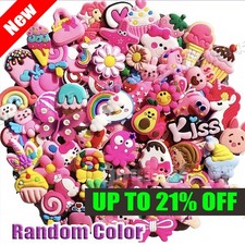 100pc For Croc Charms Mega Value Bundle Random Mix Shoe Charms Cartoon Tool 2026