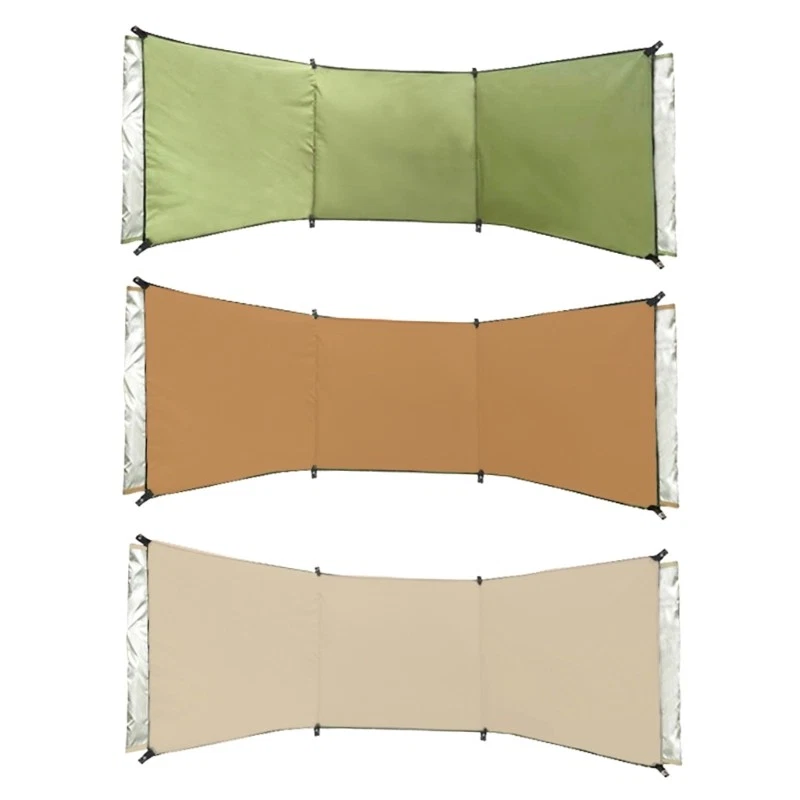 Outdoor Camping Windbreak Screen Tent Wind Barrier Oxford Fabric Texture