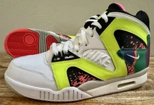 Nike Air Tech Challenge Hybrid White Volt Hot Lava Tennis Agassi Mens Size 11