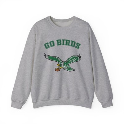 Philadelphia eagles Go Birds Eagle Crewneck Sweatshirt | Vintage Football Mascot