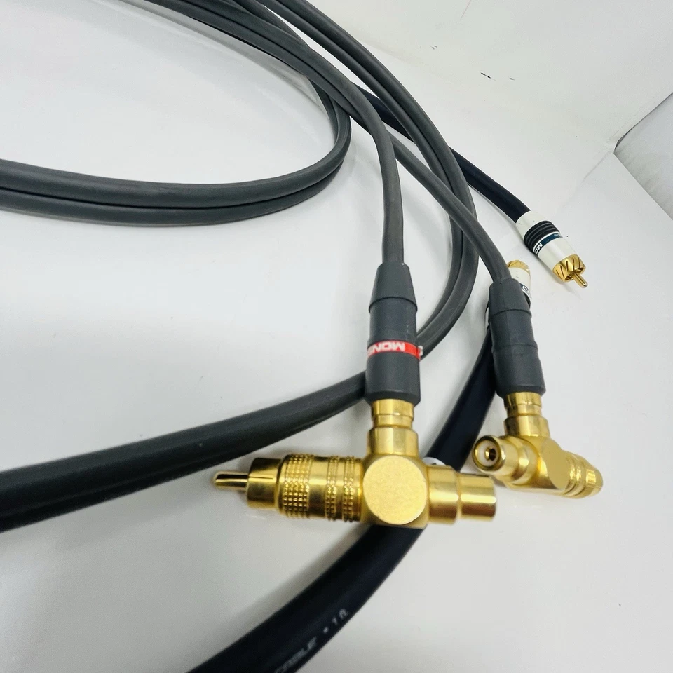 Cable Monster Doble RCA a Doble RCA Cable Paquete de 3 con Divisores Usado Foto 4 de 4