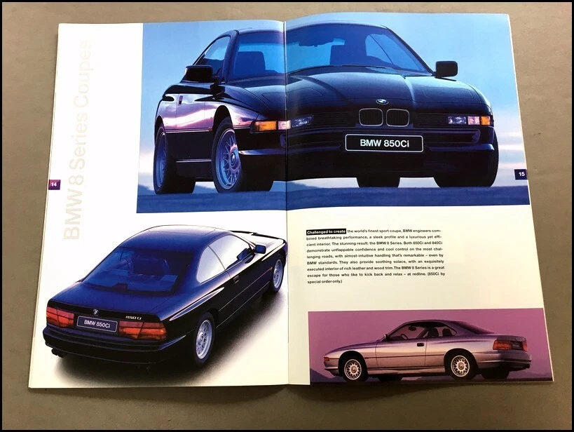 1997 BMW 36-page Car Brochure Catalog 540i 318ti 850Ci 840Ci 740i M3 328i Z3 Foto 3 de 4