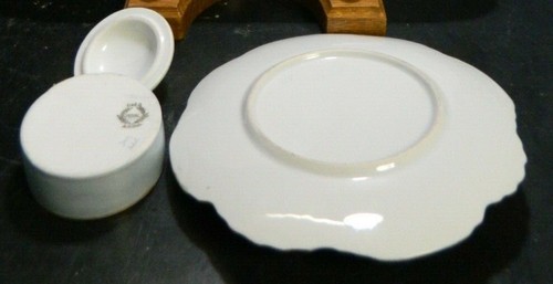 Antikes O&EG Royal Austria geprägtes handbemaltes Blumen Porzellan Waschtisch Set Exc - Bild 11 von 12
